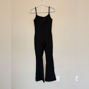 Qinsen Flare Black One Piece Women’s Size Small